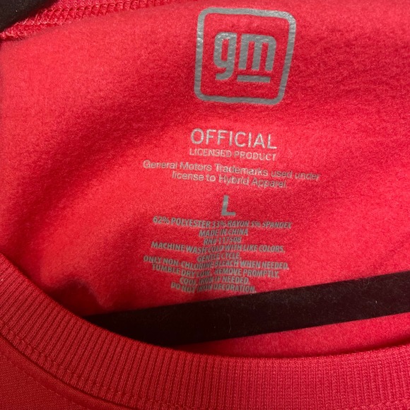 Pink Chevrolet Camaro Sweatshirt Detroit Power American Classic GM Official L - Picture 3 of 7